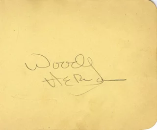 Woody Herman autograph