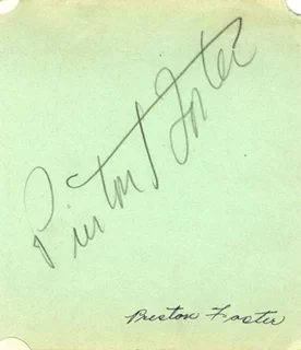 Preston Foster autograph
