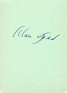 Alan Ladd autograph