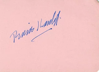 Boris Karloff autograph