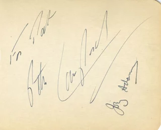 Peter Lawford autograph