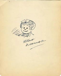 Ernie Bushmiller autograph