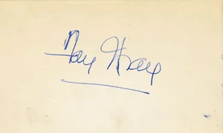 Fay Wray autograph