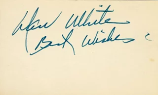 Dan White autograph