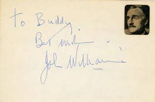 John Williams autograph