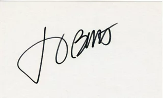 Jimmy Buffett autograph