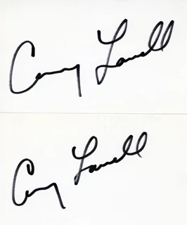 Carey Lowell autograph