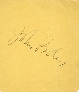 John Boles autograph