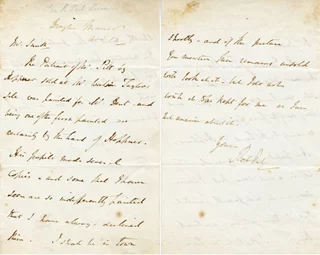 Robert Peel autograph