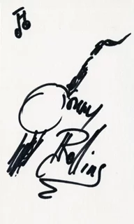 Sonny Rollins autograph