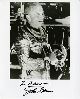 John Glenn autograph