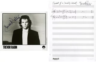 Trevor Rabin autograph