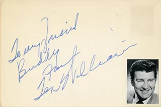 Tex Williams autograph
