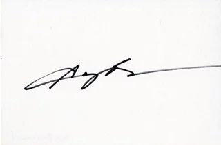 Sugar Ray Leonard autograph