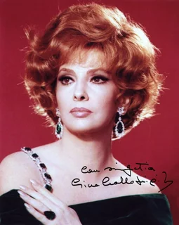 Gina Lollobrigida autograph