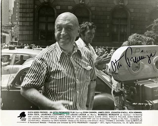 Otto Preminger autograph