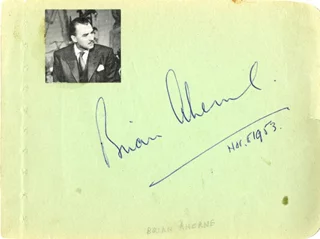 Brian Aherne autograph