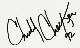 Chubby Checker autograph