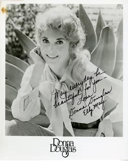 Donna Douglas autograph
