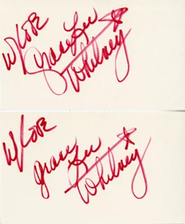 Grace Lee Whitney autograph