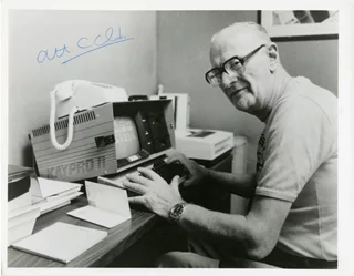 Arthur C. Clarke autograph