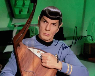 Leonard Nimoy autograph