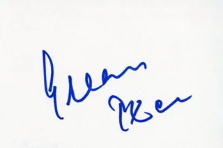 Gregory Peck autograph
