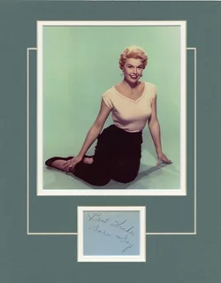 Doris Day autograph