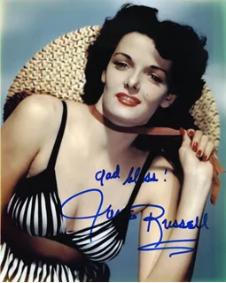 Jane Russell autograph