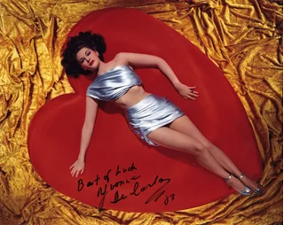 Yvonne DeCarlo autograph