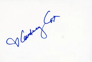 Courteney Cox autograph