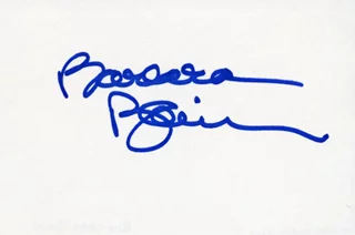 Barbara Bain autograph