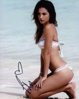 Lily Aldridge autograph