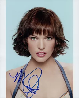 Milla Jovovich autograph