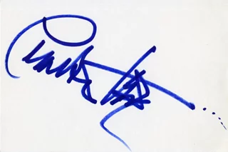 Charlton Heston autograph