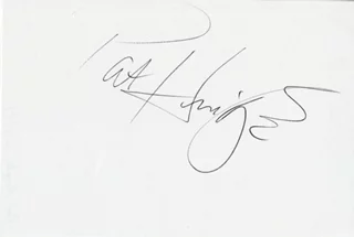 Pat Hingle autograph