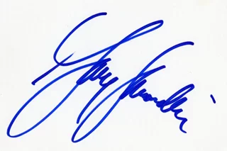 Garry Shandling autograph