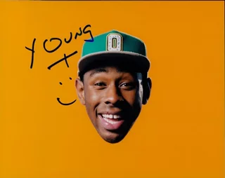 Tyler The Creator autograph