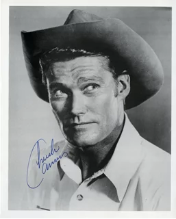 Chuck Connors autograph