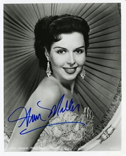 Ann Miller autograph
