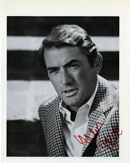 Gregory Peck autograph