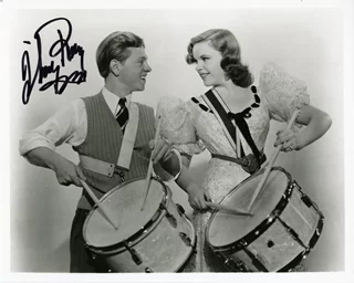 Mickey Rooney autograph