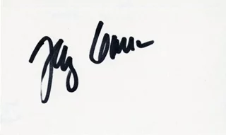 Johnny Carson autograph