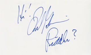 Frank Gorshin autograph