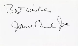 James Earl Jones autograph