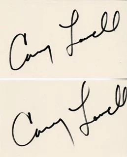 Carey Lowell autograph