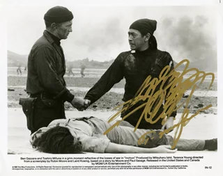 Toshiro Mifune autograph