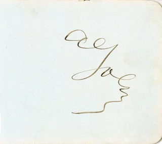 Al Jolson autograph