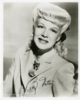 Betty Hutton autograph