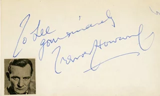 Trevor Howard autograph
